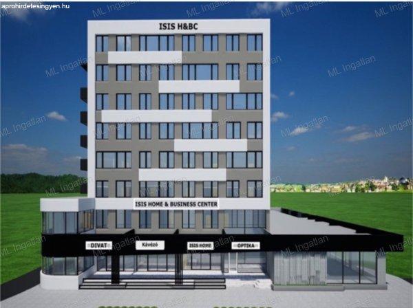 Szombathely az ISIS házban exkluzív 25 m2-s Iseum panorámás, lift
belépéses lakás eladó!