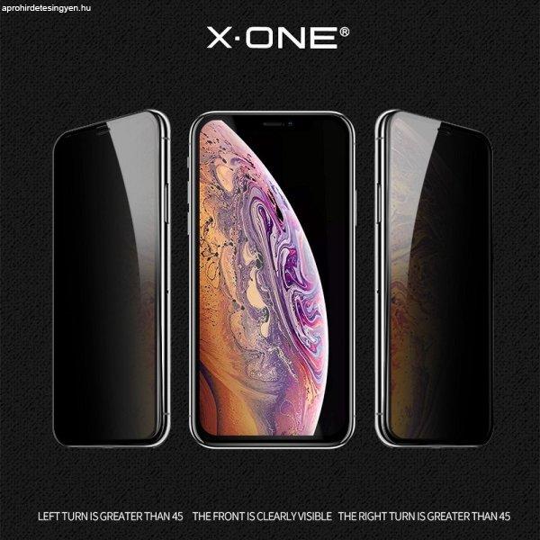 X-ONE Full Cover Extra Strong Privacy - iPhone 14 Pro (teljes ragasztás) edzett
üveg 9H