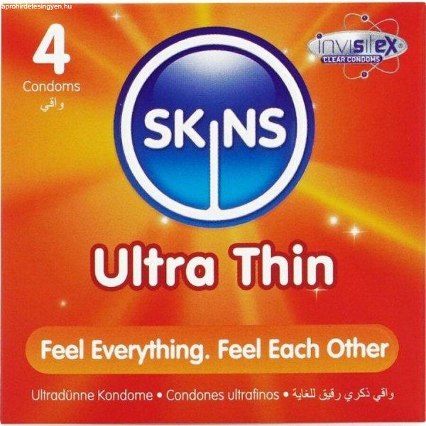 SKINS – ultravékony prémium óvszer csomag 4 db