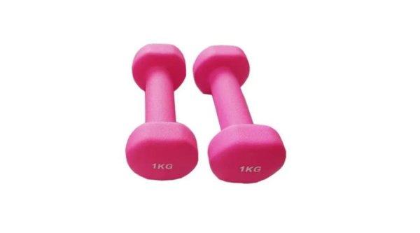 Kézisúlyzó 2x1 kg, neopren SPARTAN