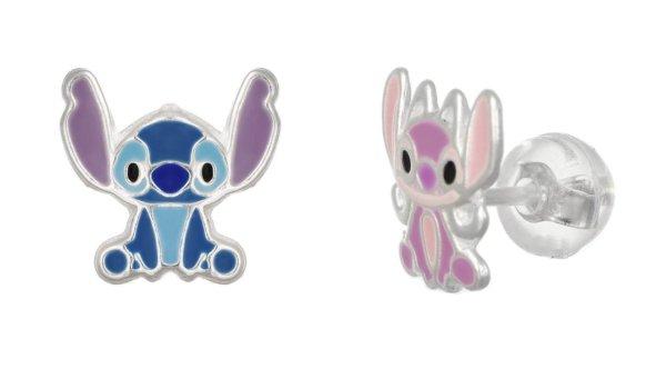 Disney Ezüst aszimmetrikus fülbevaló Lilo & Stitch ES00088SL.CS