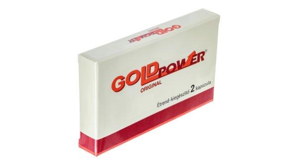 Gold Power - étrendkiegészítő kapszula férfiaknak (2db)