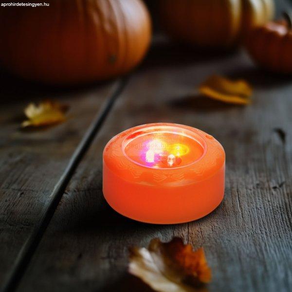 Halloween-i LED hangulatvilágítás - 4 színű LED - 2 x AAA - narancs - 77 x
35 mm