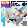 Origami papr 20x20 cm, vegyes sznek, 10 lap/csomag, Nebulo