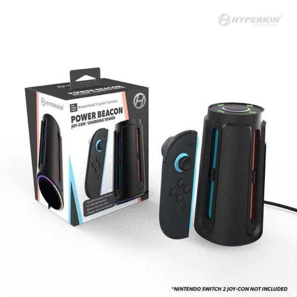 HYPERKIN Power Beacon Joy-Con Charging Tower Black
