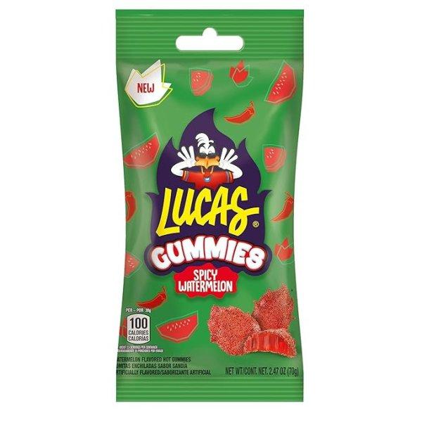 Lucas Spicy Gummies Watermelon fűszeres dinnyés gumicukor 70g