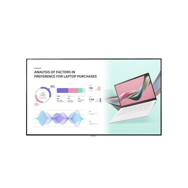 LG 24/7 IPS LFD 98" 98UH5J, 3840x2160, 500cd/m2, 3xHDMI/DP/DVI-D/USB
2.0/RS232C/RJ45/Audio/IR, hangszóró