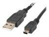 LANBERG CA-USBK-10CC-0018-BK cable USB 2.0 mini AM-BM5P 1.8m