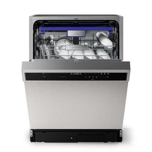 Klarstein Verosteel beépíthető mosogatógép | Minimalista, hatékony,
elegáns | EEC A | 60 cm