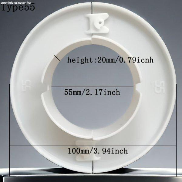 Légkondicionáló Lyuk Tömítő Burkolat #fehér - 55 Mm