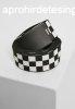 Urban Classics Adjustable Checker Belt black/white