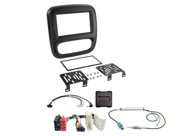 Fiat, Nissan, Opel, Renault klima nélküli modellekhez 2DIN szerelőkészlet
autórádió cseréhez 621250-16-1