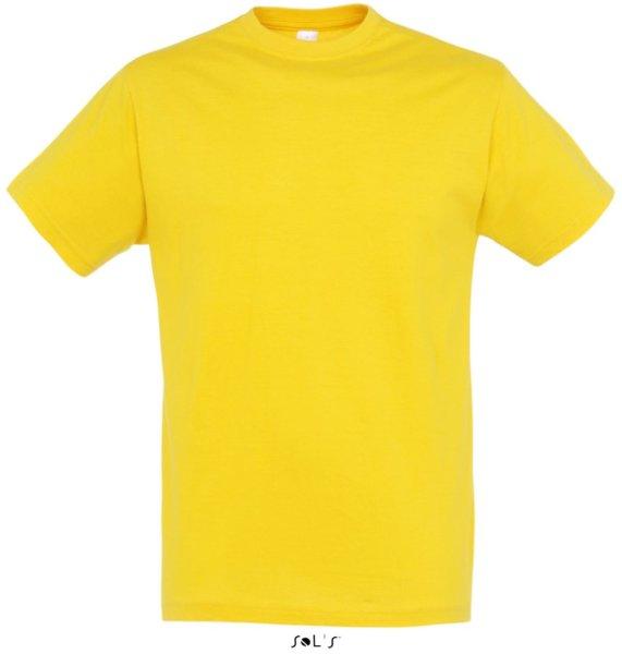 Uniszex REGENT kereknyakú rövid ujjú pamut póló, SOL'S SO11380,
Gold-XS