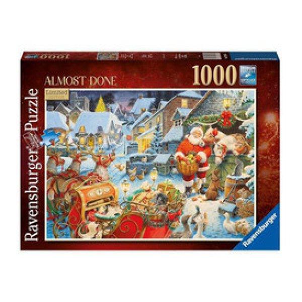 Puzzle 1000 db - Karácsonyi falu