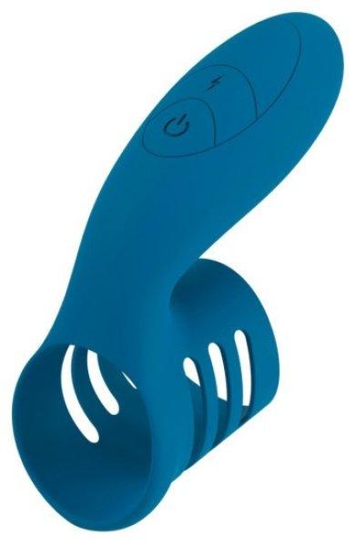 Sweet Smile Vibrating Cock Ring Blue