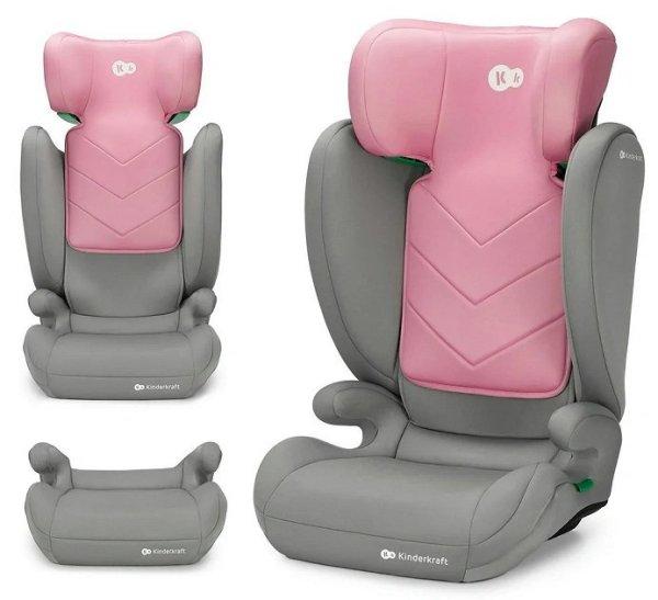 Kinderkraft I-Spark i-size gyerekülés 100-150 cm - Pink