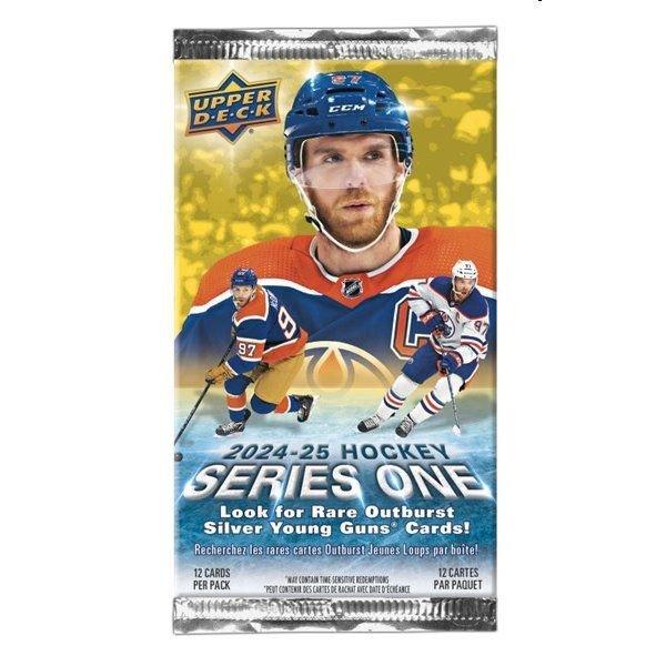 2024-25 Upper Deck Series 1 Hockey Retail Kártyacsomag