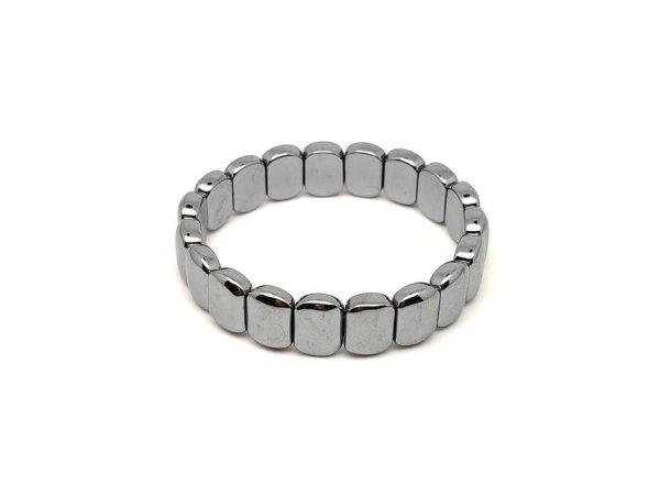 Szilícium ovális téglalap karkötő 13,5x9,5mm