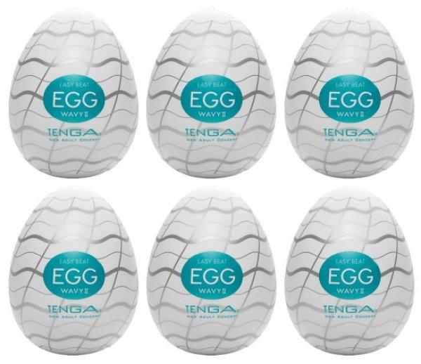 TENGA Tenga Egg Wavy II Pack of 6