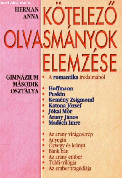 Kötelező olvasmányok elemzése 3. - Gimnázium második osztálya - Herman
Anna