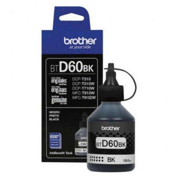 Brother BT-D60 eredeti fekete tintapatron/EcoTank tartály
(DCP-T300,DCP-T500W-BTD60BK)