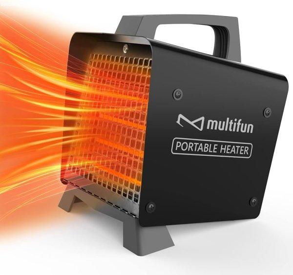 Multifun 2000W-os ipari kerámia hősugárzó, Fekete - Élvezze a meleget
otthonában!