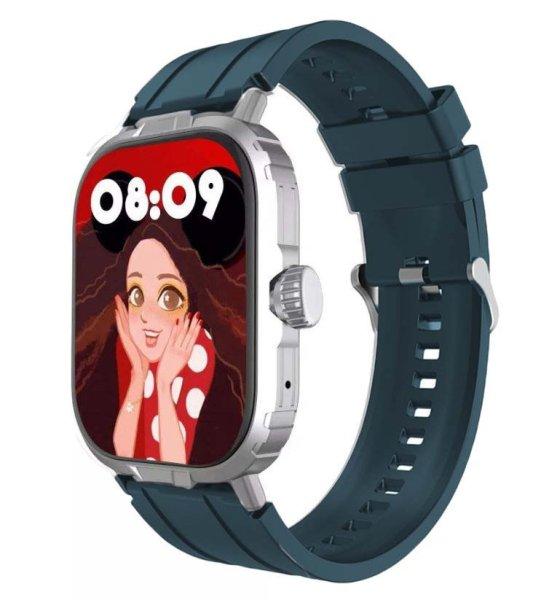 NovaTime szürkéskék Okosóra - Egészségfigyelő Bluetooth, sport,
pulzusszám, véroxigén, több funkció