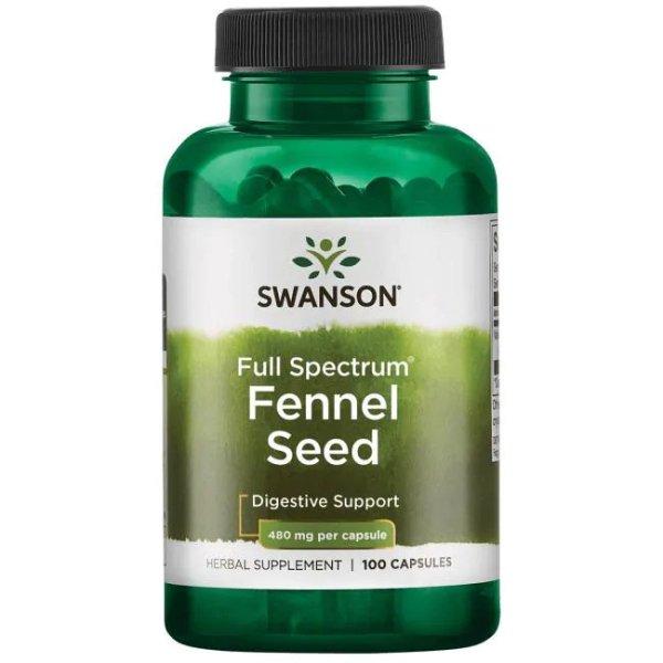 SWANSON FENNEL SEED Édeskömény mag kapszula 480 mg/100 db