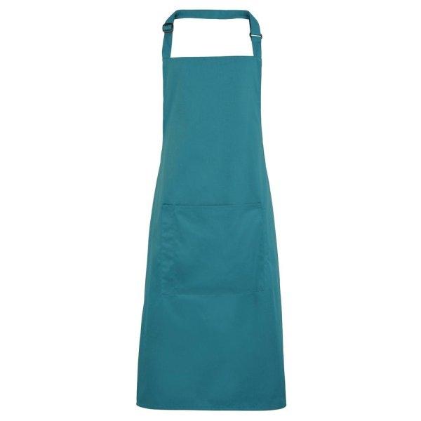 Premier Workwear Kantáros konyhai kötény zsebbel - Teal