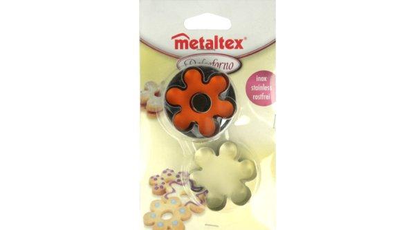 Metaltex rugós virág alakú linzer kiszúró készlet