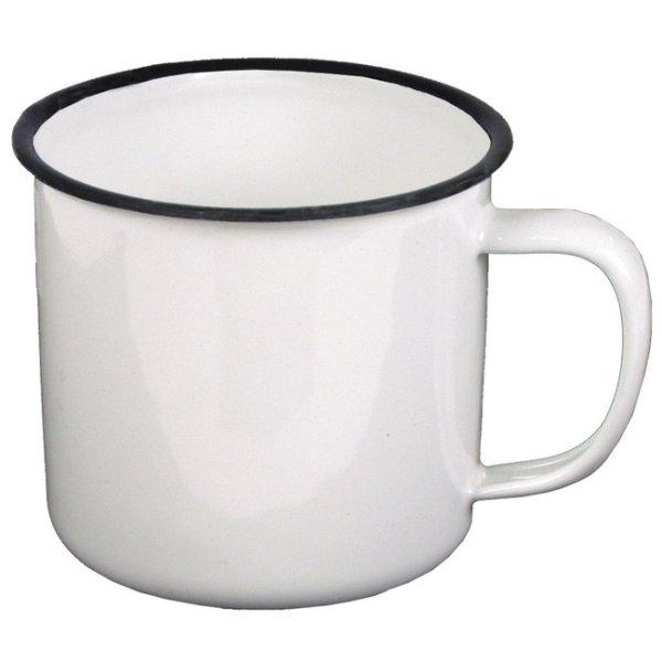 MFH zománcozott bögre, fehér 350ml