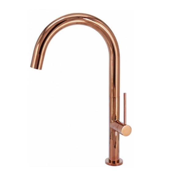 COPEN SALT egykaros konyhai csaptelep, rose gold