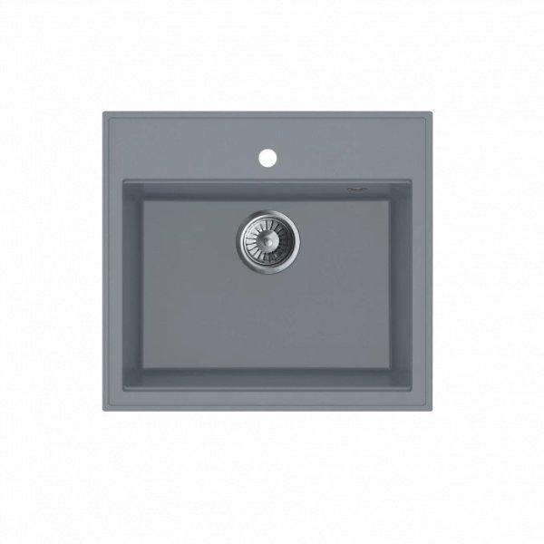 MILO RETTO 56x51 gránit mosogató Diamond grey színben