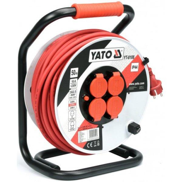 YT-8108 Kábeldob 3x2,5 mm 50 m IP 44