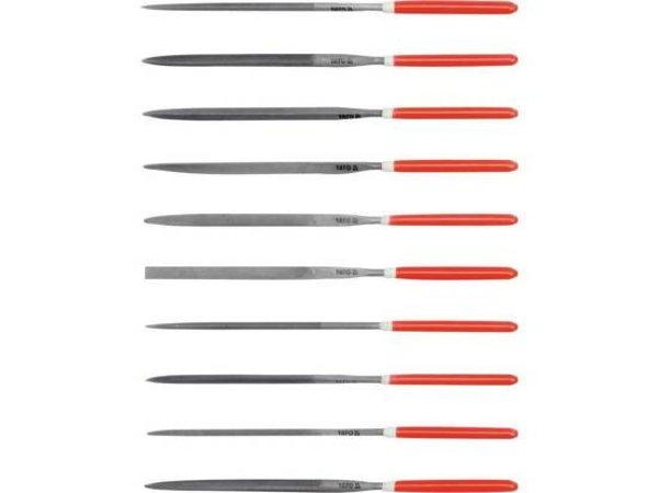 YT-6165 Tűreszelő készlet fémhez 5x180x85mm 10 részes