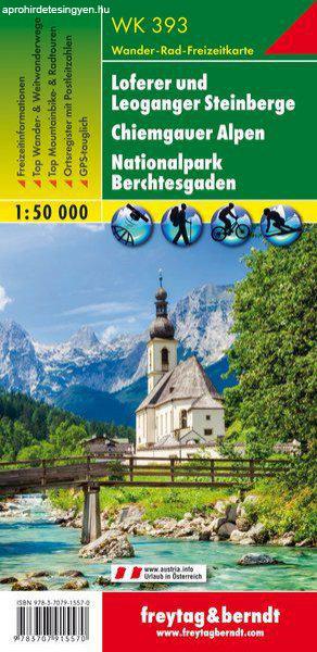 Loferer und Leoganger Steinberge, Chiemgauer Alpen, Berchtesgaden
turistatérkép - f&b WK 393