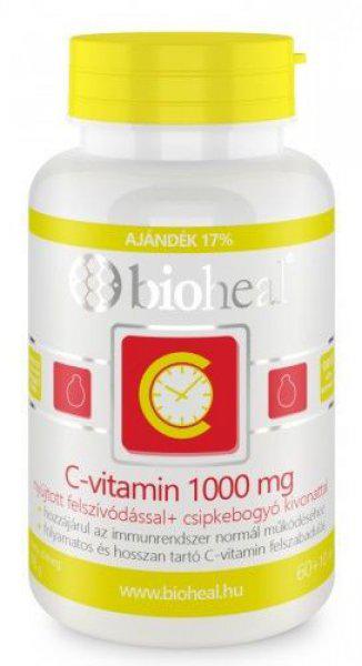 Bioheal csipkebogyós c-vitamin 1000 mg nyújtott felszívódással 70db