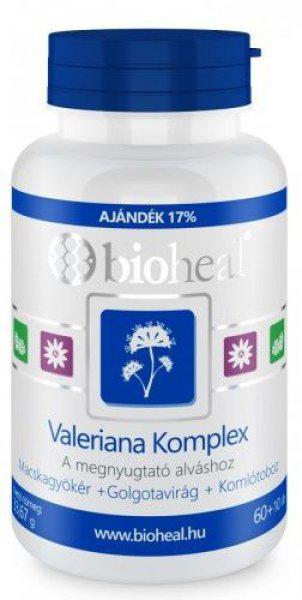 Bioheal valeriana komplex tabletta 70db