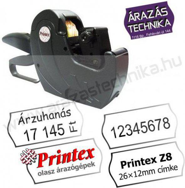 PRINTEX Z8/2612 árazógép (8 karakter)