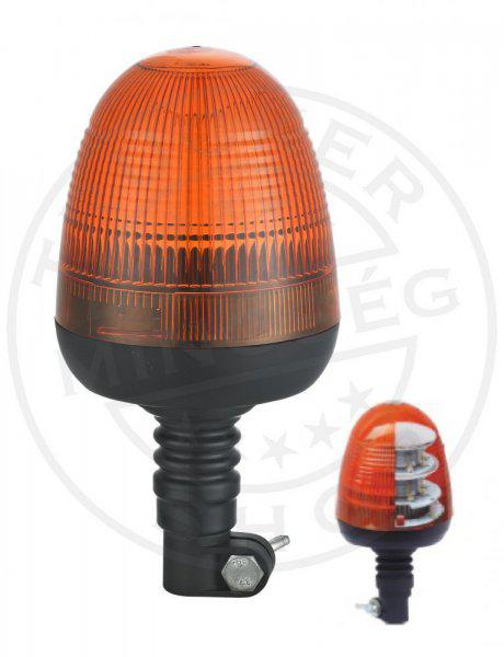 LED sárga villogó 12/24V csőre, FLUX LED, Erősített búrával