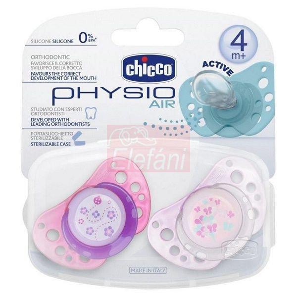 Chicco Physio Air Játszócumi 4hó+ 2db #pink