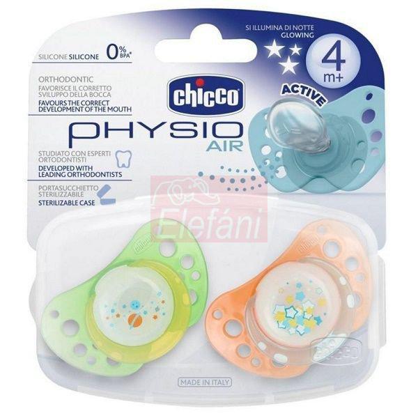 Chicco Physio Air Játszócumi 4hó+ 2db #világító