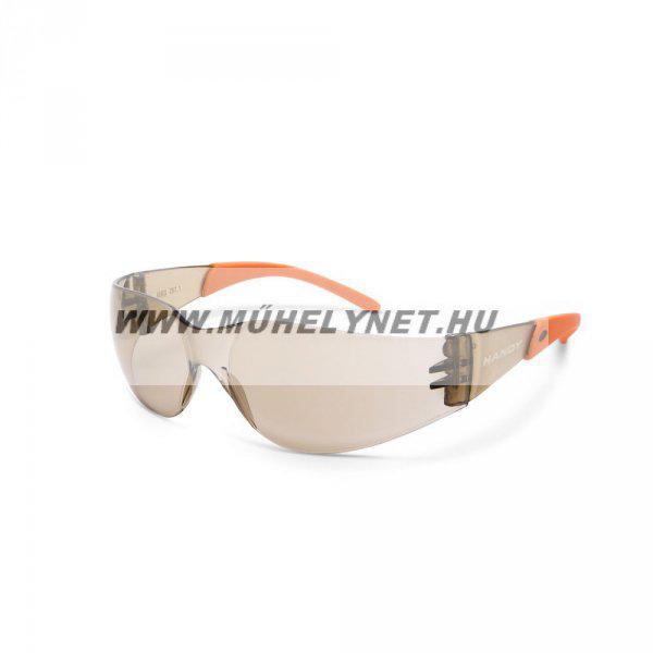 Védő szemüveg UV védelemmel barna 