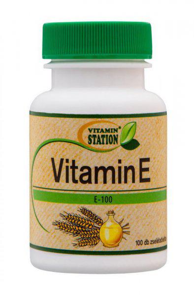 Vitamin Station E vitamin géltabletta 100 db