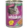 Whiskas konzerv Krmes falatok nylhssal 400 g