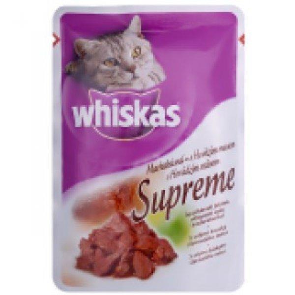 Whiskas Supreme Marhahússal ízletes mártásban 85 g