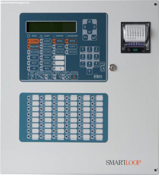 Inim IMT-SLO2080/P-2 SmartLoop/2080-P címzett tűzjelző kp. V2 2 hurok, max.
8; beép. kezelő, LED tabló