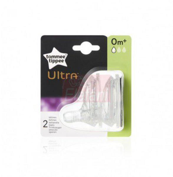 Tommee Tippee Ultra etetőcumi 2db #0+