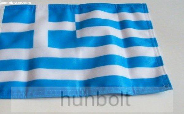 Görög 2 oldalas hajós tépőzáras zászló (20X30 cm) 