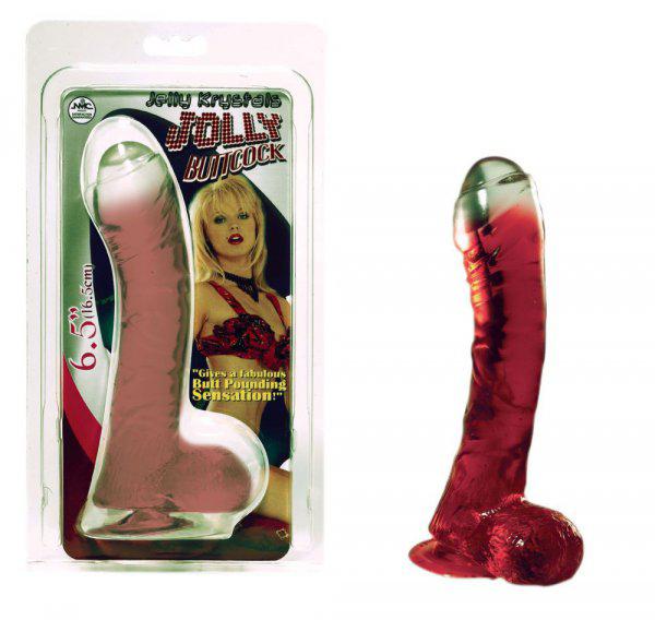 Jolly Buttcock 6.5 inch Red Dong